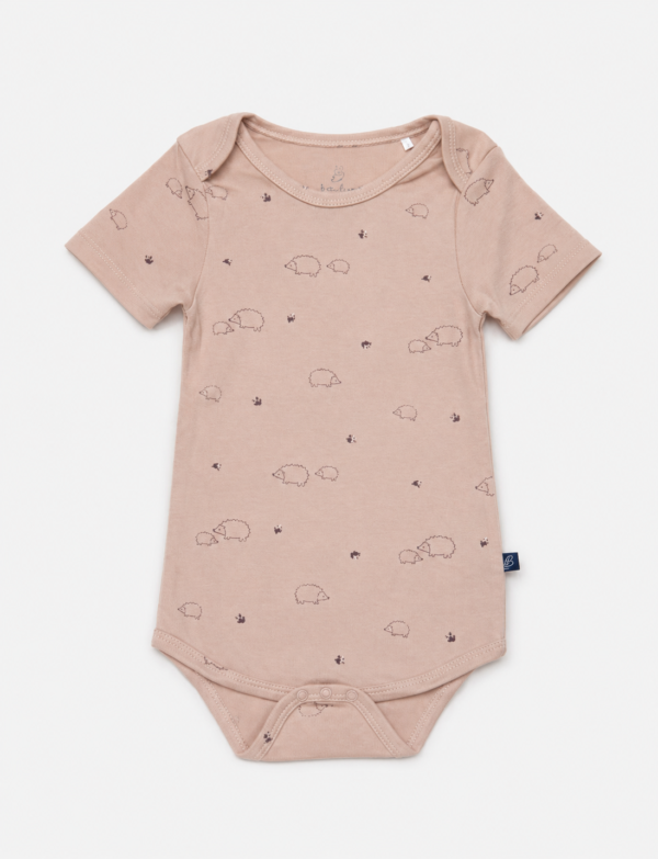 Baby Bodysuit – Blush AOP | Soft Cotton