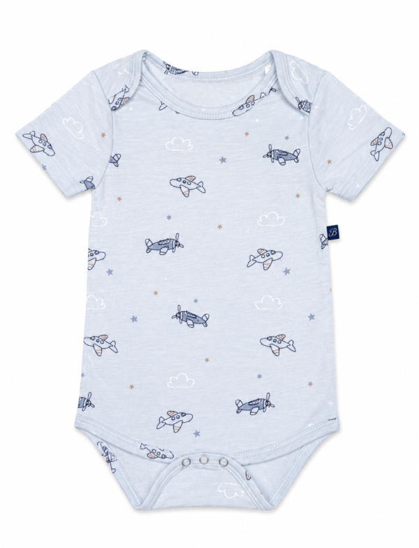 Baby Bodysuit – Sky AOP | Soft Cotton