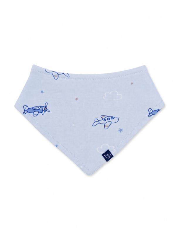 Baby Scarf – Sky AOP / Terry | Soft Cotton Terry
