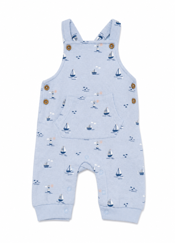 Baby Romper – Light Blue AOP Structure