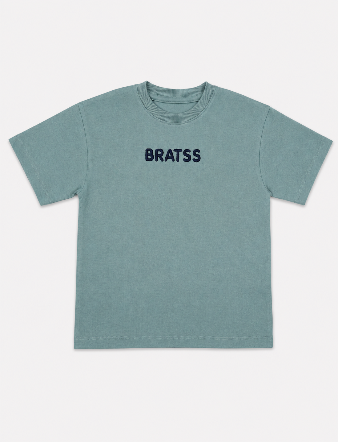 T-Shirt - MIDNIGHT MOSS - Embroidery 'Bratss'