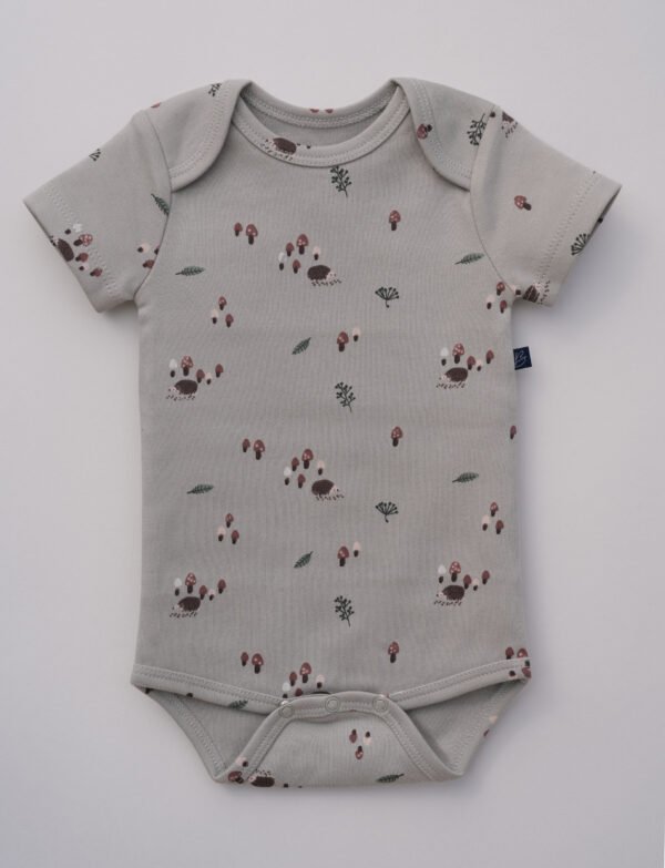 Baby Bodysuit – Sage AOP | Soft Cotton