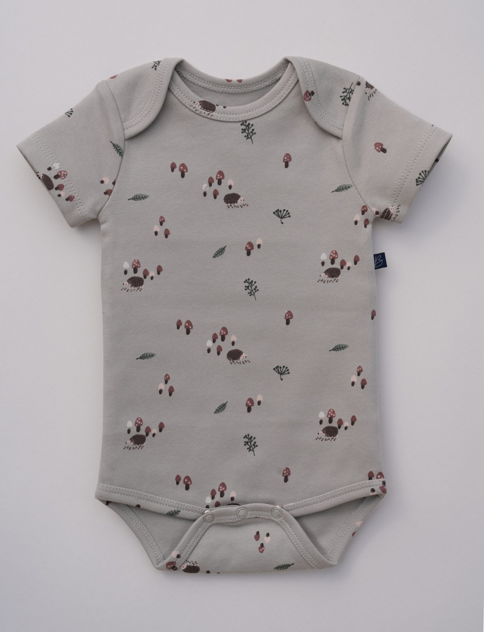 Baby Bodysuit – Sage AOP | Soft Cotton